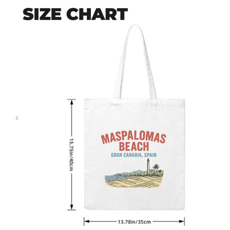 Maspalomas Beach (Canvas Bag)-Canvas Bag-Swish Embassy