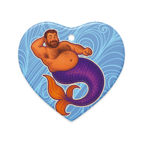 Mer-Grrr (Ceramic ornament)-Ceramic Ornament-Swish Embassy