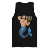 Mermenorah (Tank top)-Christmas Tank Tops-Swish Embassy