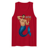Mermenorah (Tank top)-Christmas Tank Tops-Swish Embassy