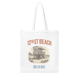Miami Beach (Canvas Bag)-Canvas Bag-Swish Embassy