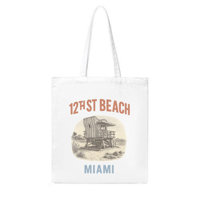 Miami Beach (Canvas Bag)-Canvas Bag-Swish Embassy
