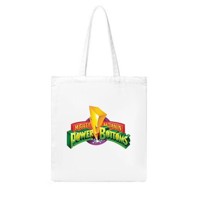Mighty Moanin' Power Bottoms (Canvas Bag)-Canvas Bag-Swish Embassy
