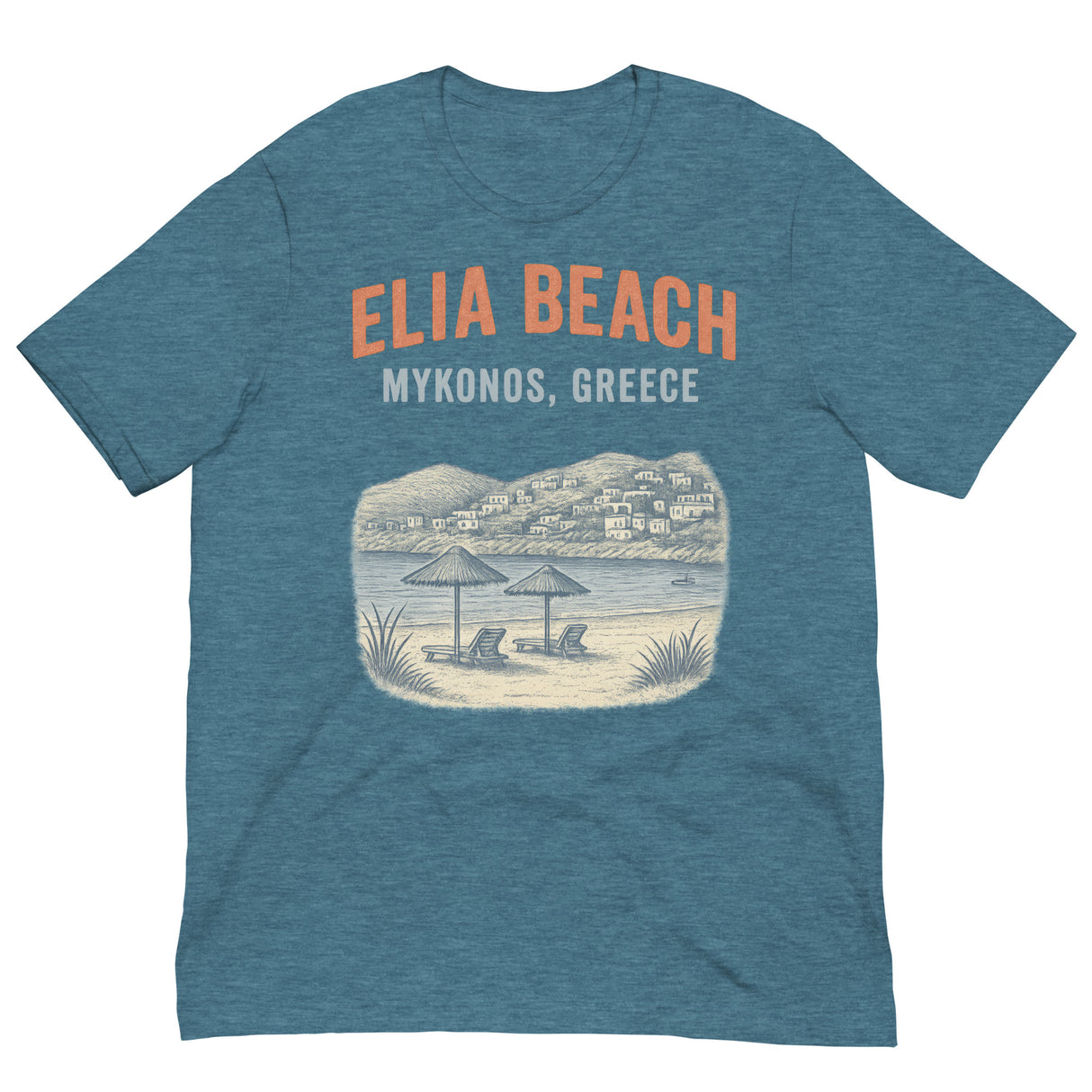 Mykonos Beach-T-Shirts-Swish Embassy