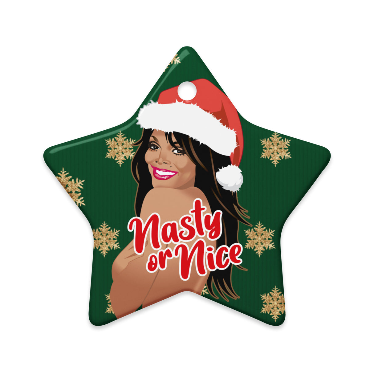 Nasty of Nice (Ceramic Ornament)-Ceramic Ornament-Swish Embassy