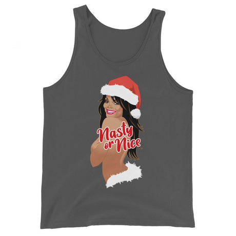 Nasty or Nice (Tank Top)-Christmas Tank Tops-Swish Embassy