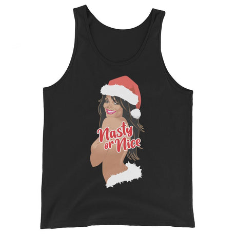 Nasty or Nice (Tank Top)-Christmas Tank Tops-Swish Embassy