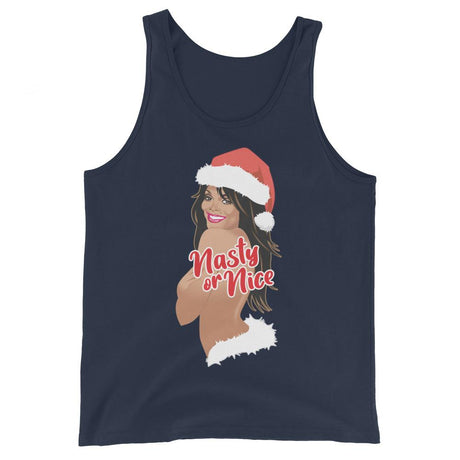 Nasty or Nice (Tank Top)-Christmas Tank Tops-Swish Embassy