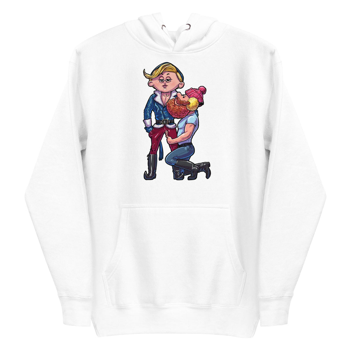 North Pole's Top Elf (Hoodie)-Christmas Hoodies-Swish Embassy