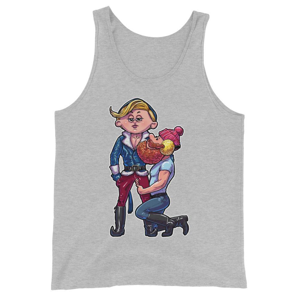 North Pole's Top Elf (Tank Top)-Christmas Tank Tops-Swish Embassy