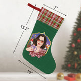 Not the Eggnog (Sequin Christmas Stocking)-Christmas Stockings-Swish Embassy