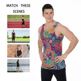 Paisley (Allover Tank Top)-Allover Tank Top-Swish Embassy