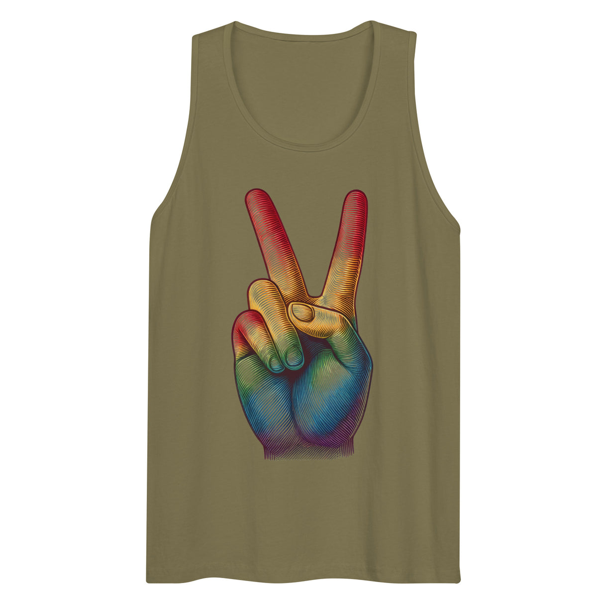 Peace and Pride (Tank Top)-Tank Top-Swish Embassy