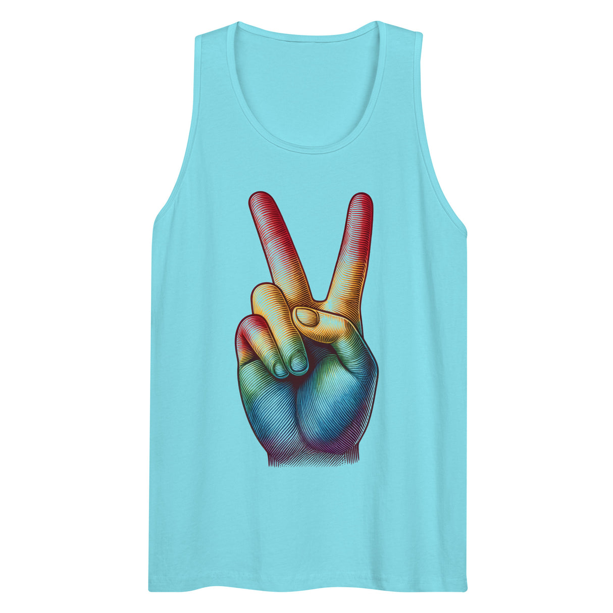 Peace and Pride (Tank Top)-Tank Top-Swish Embassy
