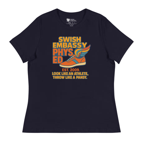 Phys Ed (Women's Relaxed T-Shirt)-Women's T-Shirts-Swish Embassy