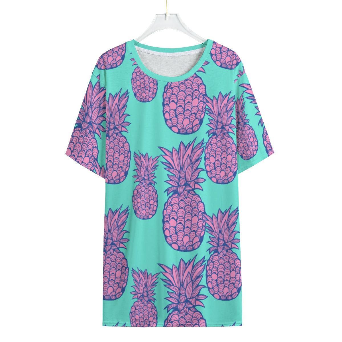 Pineapple Princess (Allover T-Shirt)-Allover T-Shirt-Swish Embassy