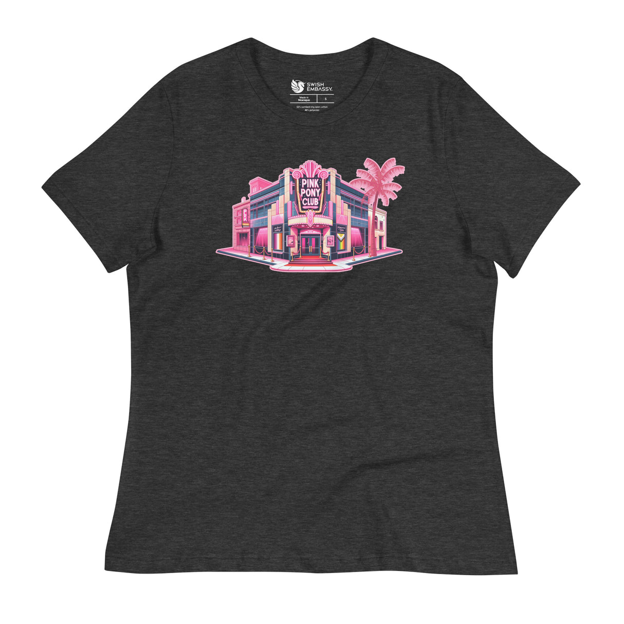Pink Pony Club (Women's Relaxed T-Shirt)-Women's T-Shirts-Swish Embassy