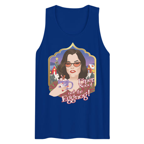 Piper Not the Eggnog! (Tank top)-Christmas Tank Tops-Swish Embassy