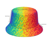Pixel Perfect Pride (Allover Bucket Hat)-Allover Bucket Hat-Swish Embassy
