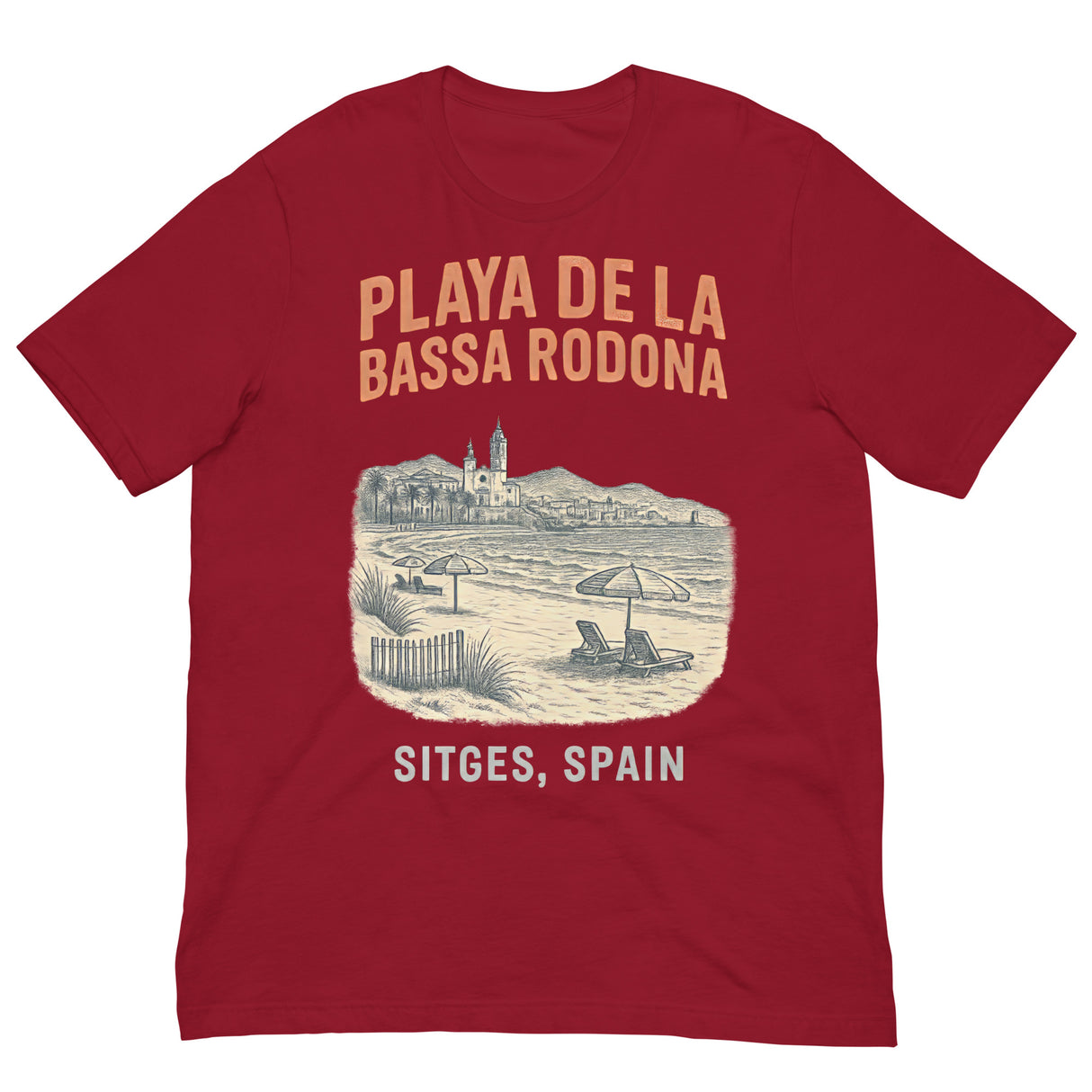 Playa de la Bassa Rodone-T-Shirts-Swish Embassy