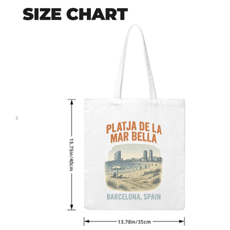 Playja de la Mar Bella (Canvas Bag)-Canvas Bag-Swish Embassy