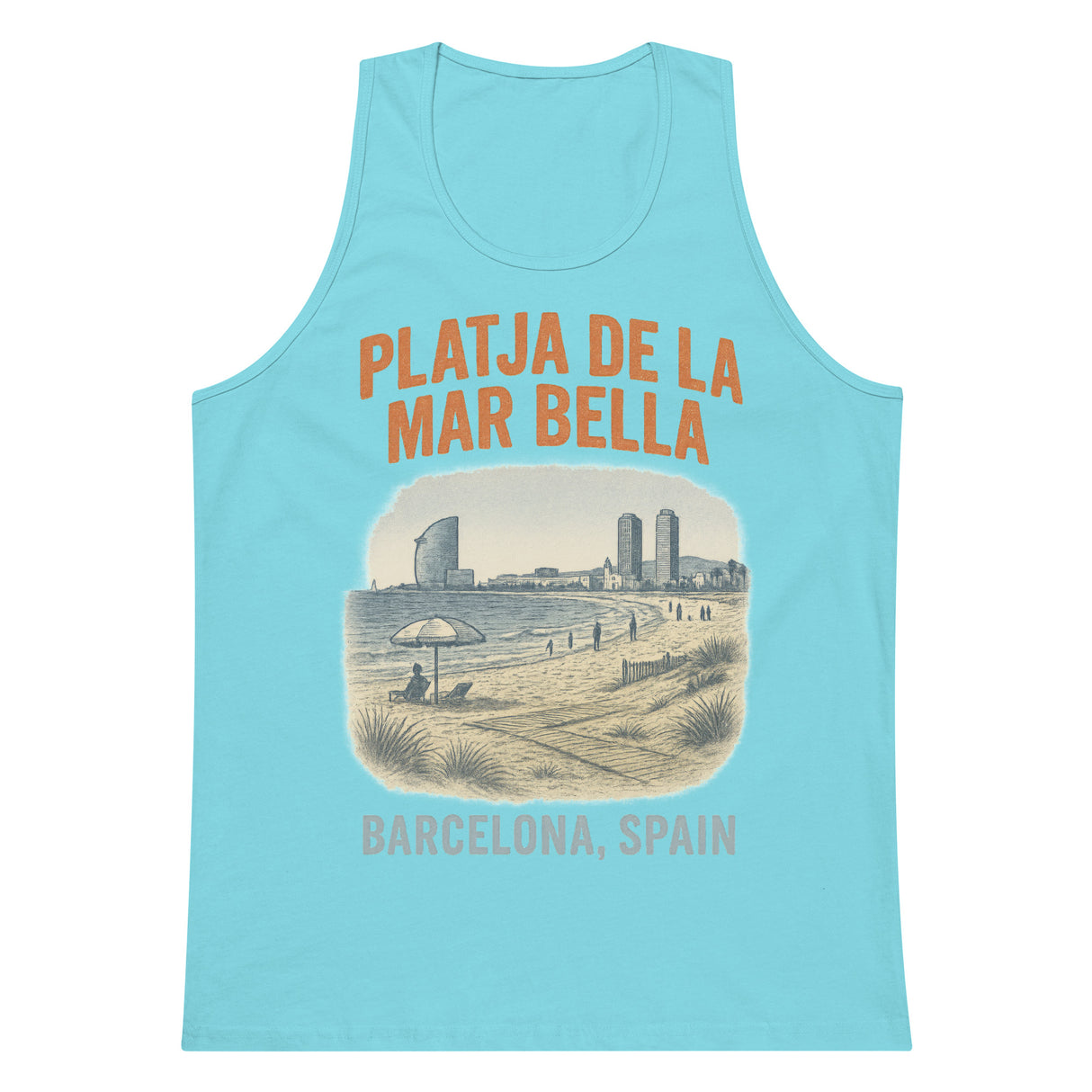 Playja de la Mar Bella (Tank Top)-Tank Top (Staging)-Swish Embassy