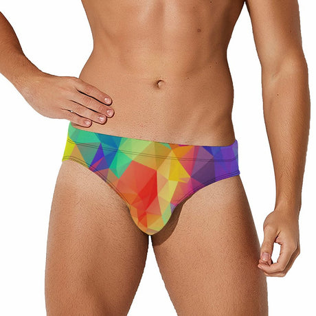 Polygon Pride (Swim Briefs)-Swim Briefs-Swish Embassy