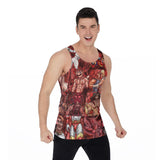 Pop Boys Red (Allover Tank Top)-Allover Tank Top-Swish Embassy