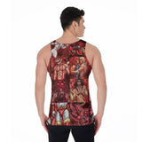 Pop Boys Red (Allover Tank Top)-Allover Tank Top-Swish Embassy