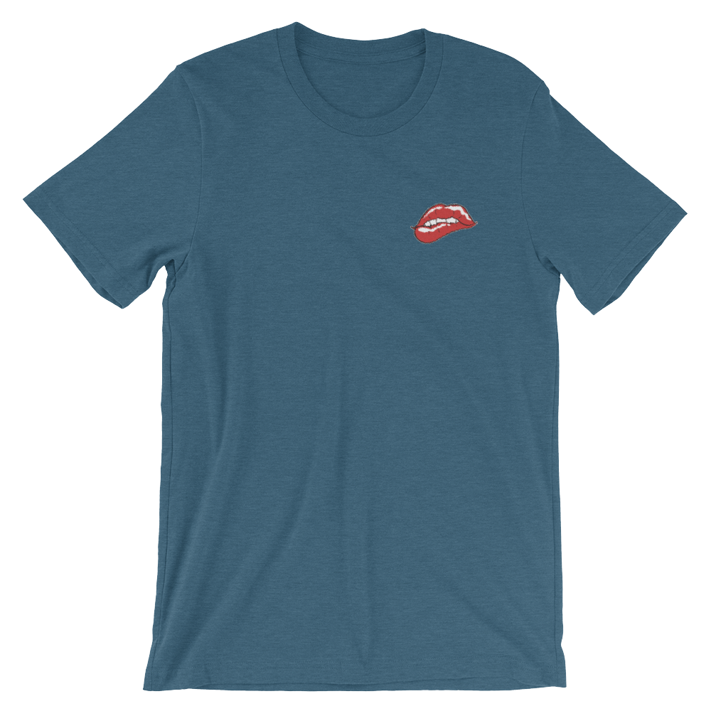 Pop Lust (Embroidered T-Shirt)-Embroidered T-Shirts-Swish Embassy