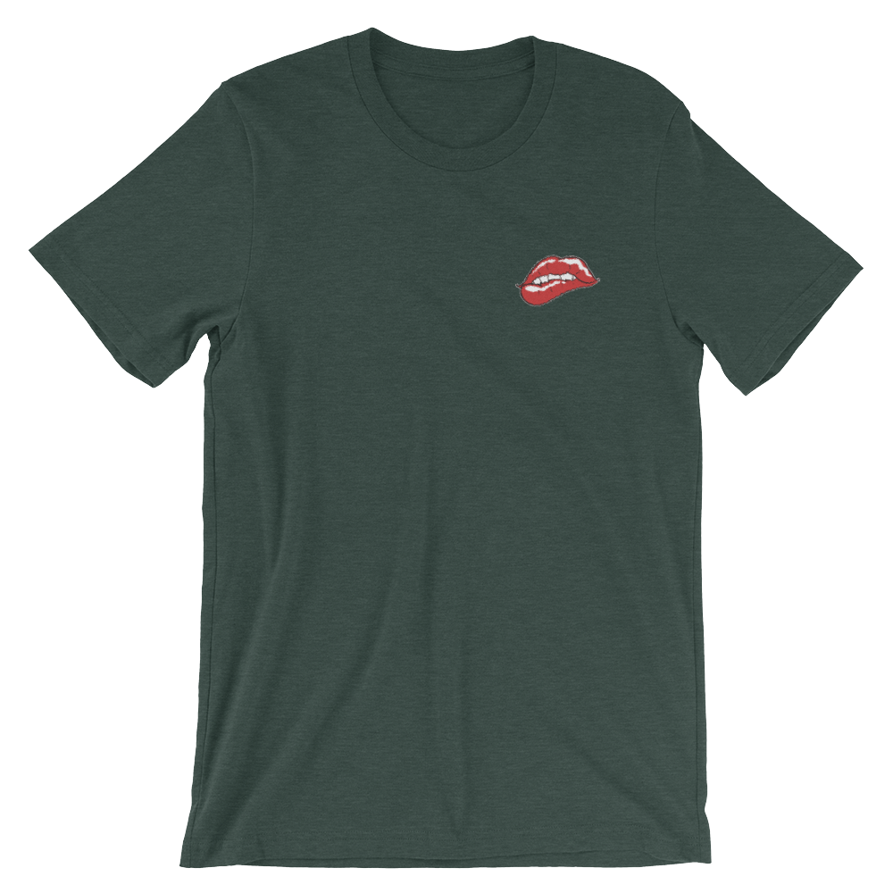 Pop Lust (Embroidered T-Shirt)-Embroidered T-Shirts-Swish Embassy
