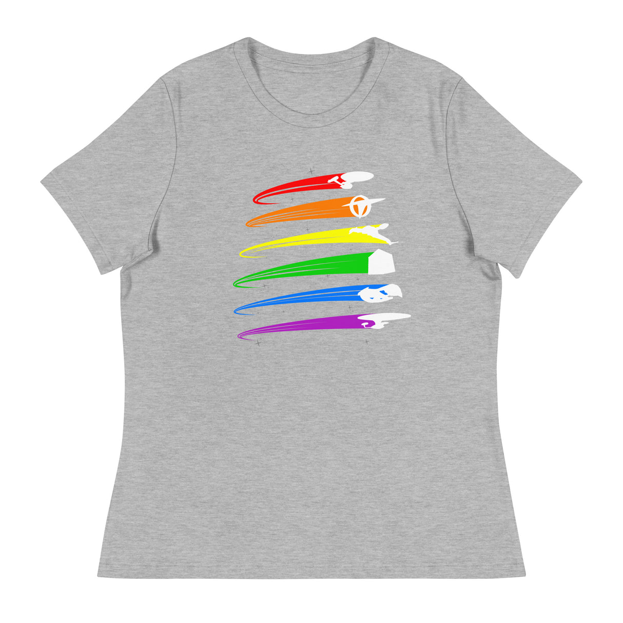 Pride Fleet (Women's Relaxed T-Shirt)-Women's T-Shirts-Swish Embassy