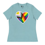 Pride Heart (Women's Relaxed T-Shirt)-Women's T-Shirts-Swish Embassy