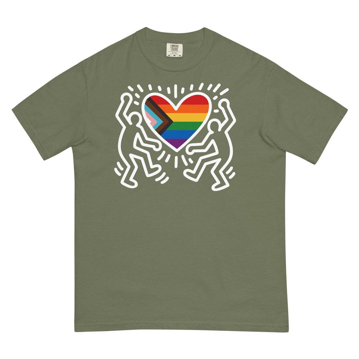 Progress Pride Figures (Boxy Tee)-Boxy T-Shirt-Swish Embassy