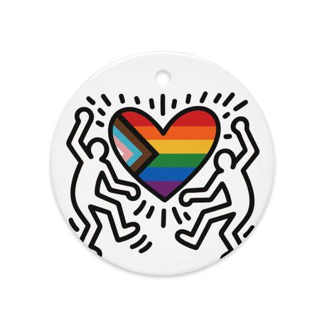Progress Pride Figures (Ceramic ornaments)-Ceramic Ornament-Swish Embassy