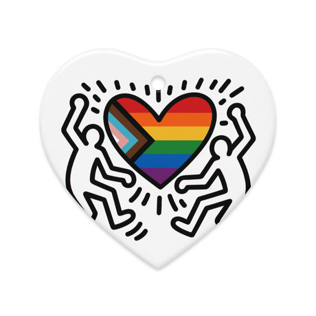 Progress Pride Figures (Ceramic ornaments)-Ceramic Ornament-Swish Embassy