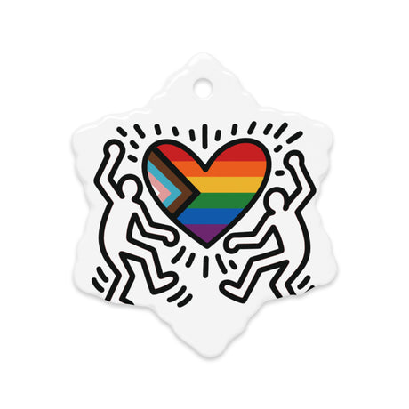 Progress Pride Figures (Ceramic ornaments)-Ceramic Ornament-Swish Embassy
