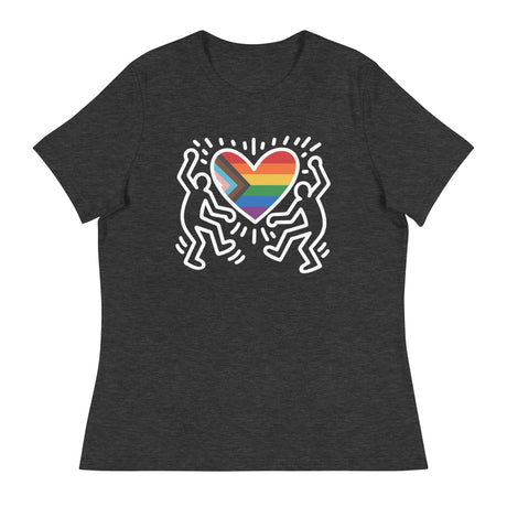 Progress Pride Figures (Women's Relaxed T-Shirt)-Women's T-Shirts-Swish Embassy