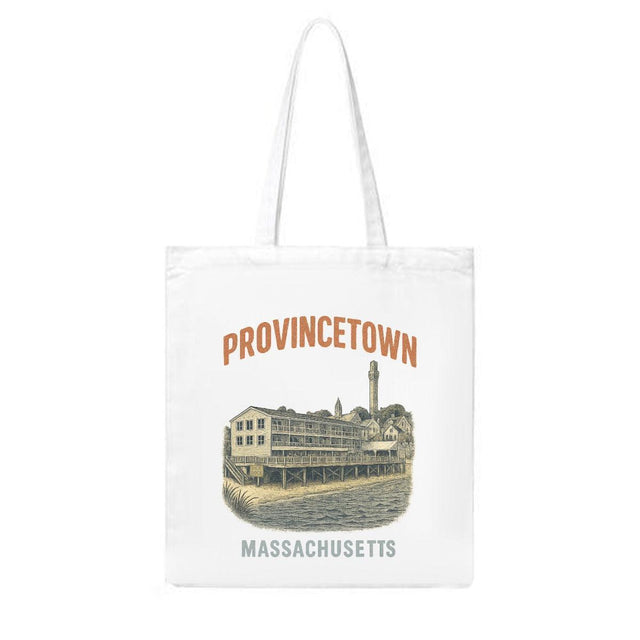 Provincetown Seaside (Canvas Bag)-Canvas Bag-Swish Embassy