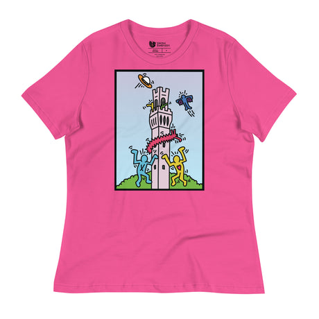 PTown Monument (Women's Relaxed T-Shirt)-Women's T-Shirts-Swish Embassy