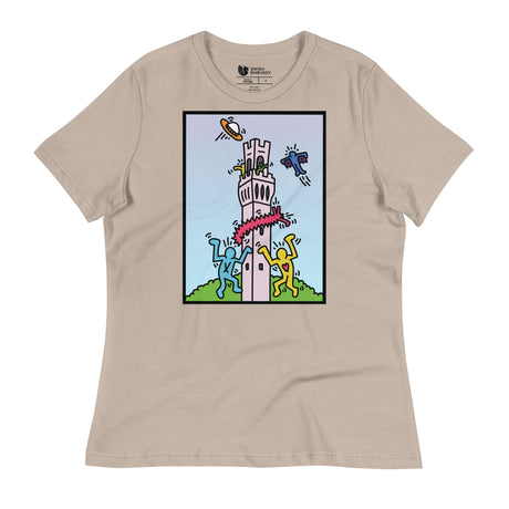 PTown Monument (Women's Relaxed T-Shirt)-Women's T-Shirts-Swish Embassy