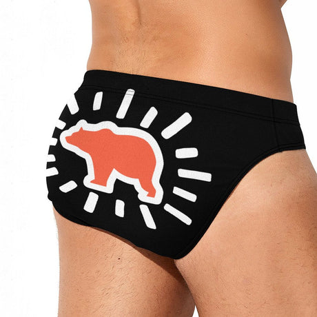 Radiant Bear (Swim Briefs)-Swim Briefs-Swish Embassy