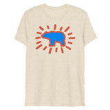 Radient Bear (Triblend)-Triblend T-Shirt-Swish Embassy
