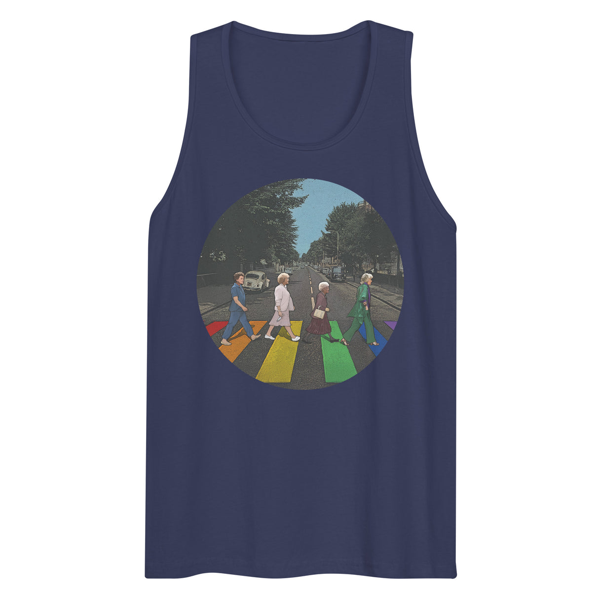 Rainbow Crossing Girls (Tank Top)-Tank Top-Swish Embassy