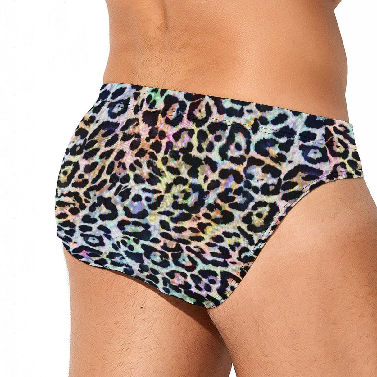 Rainbow Leopard (Swim Briefs)-Swim Briefs-Swish Embassy