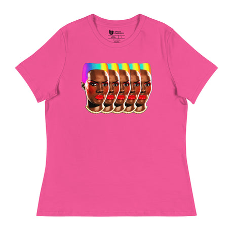 Rainbows and Rhythm (Women's Relaxed T-Shirt)-Women's T-Shirts-Swish Embassy
