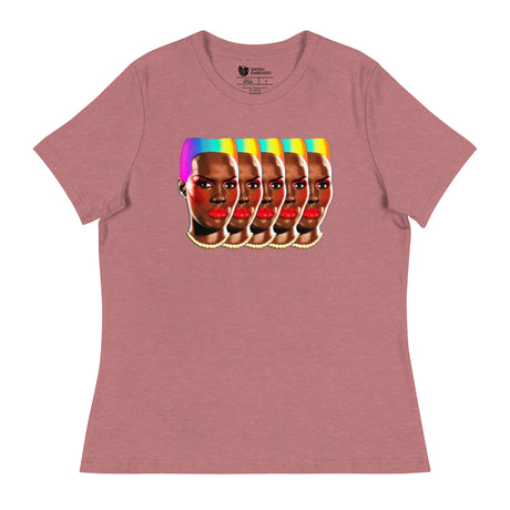 Rainbows and Rhythm (Women's Relaxed T-Shirt)-Women's T-Shirts-Swish Embassy