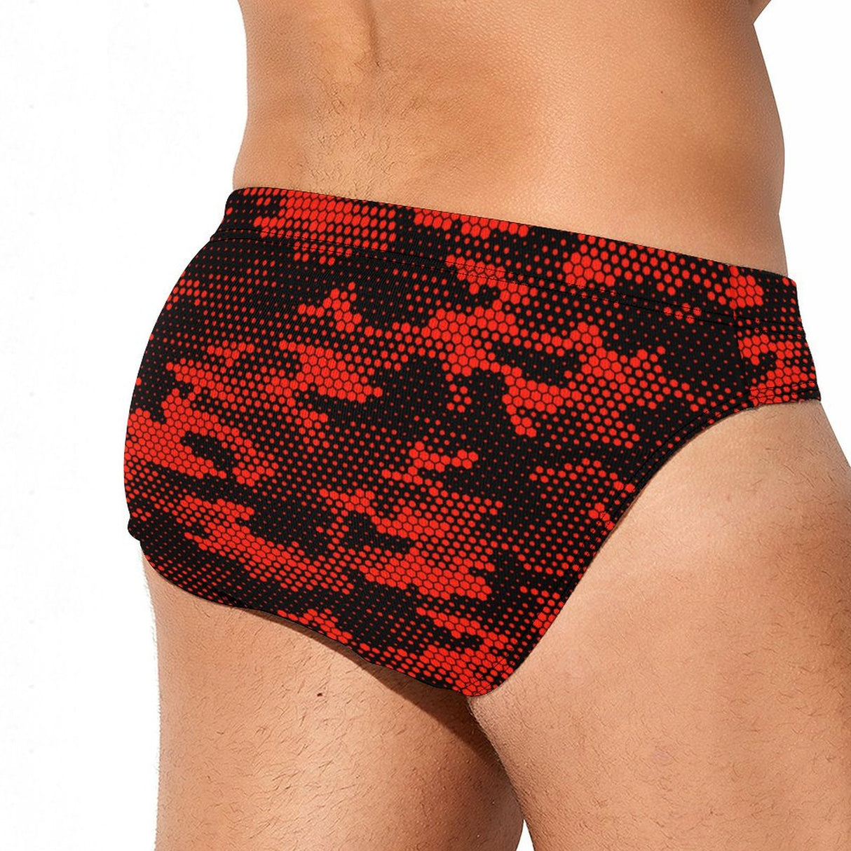 Red Camo (Swim Briefs)-Swim Briefs-Swish Embassy