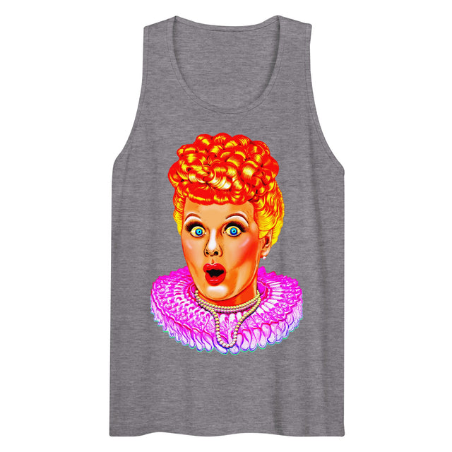 Red Hair Don’t Care (Tank Top)-Tank Top-Swish Embassy
