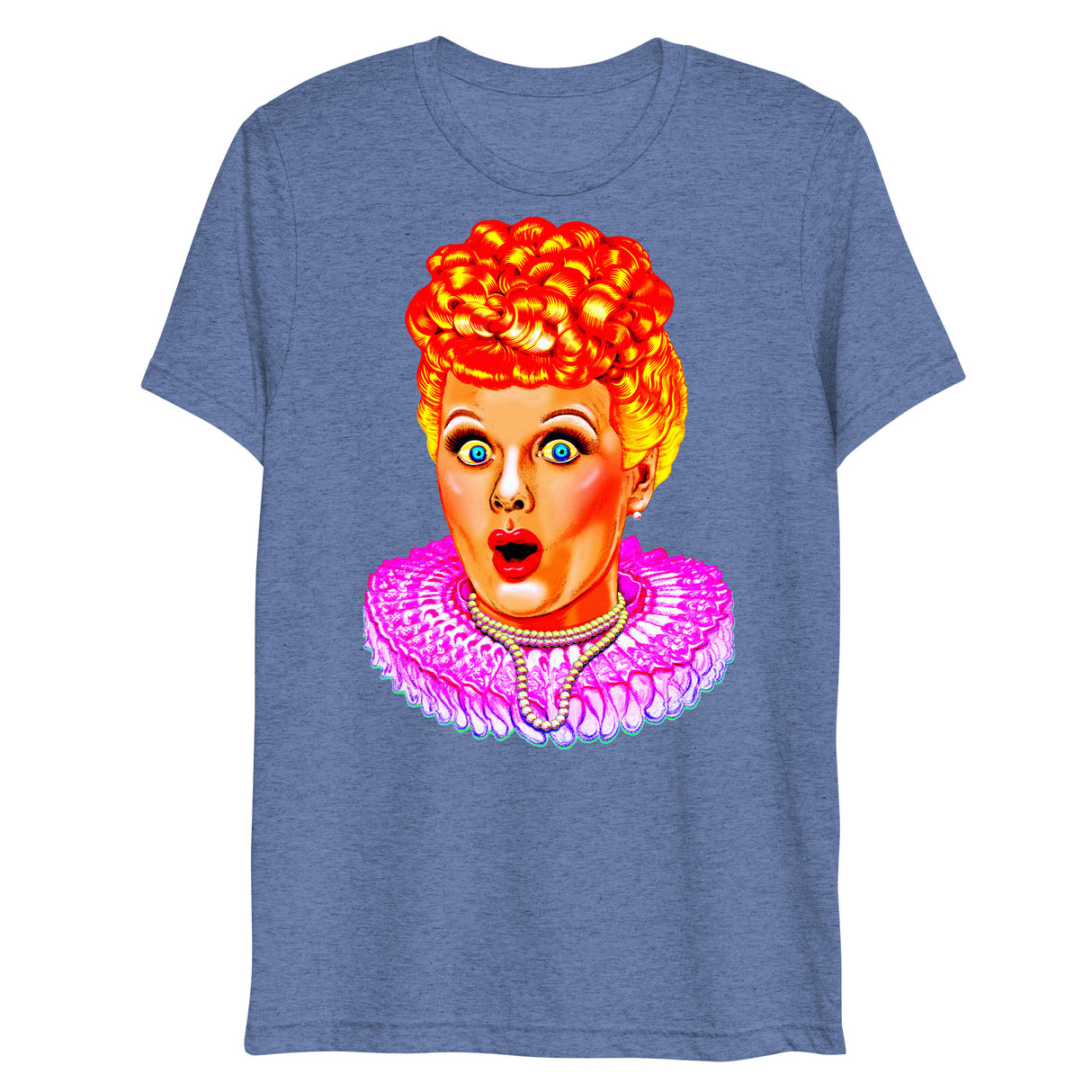 Red Hair Don’t Care (Triblend)-Triblend T-Shirt-Swish Embassy